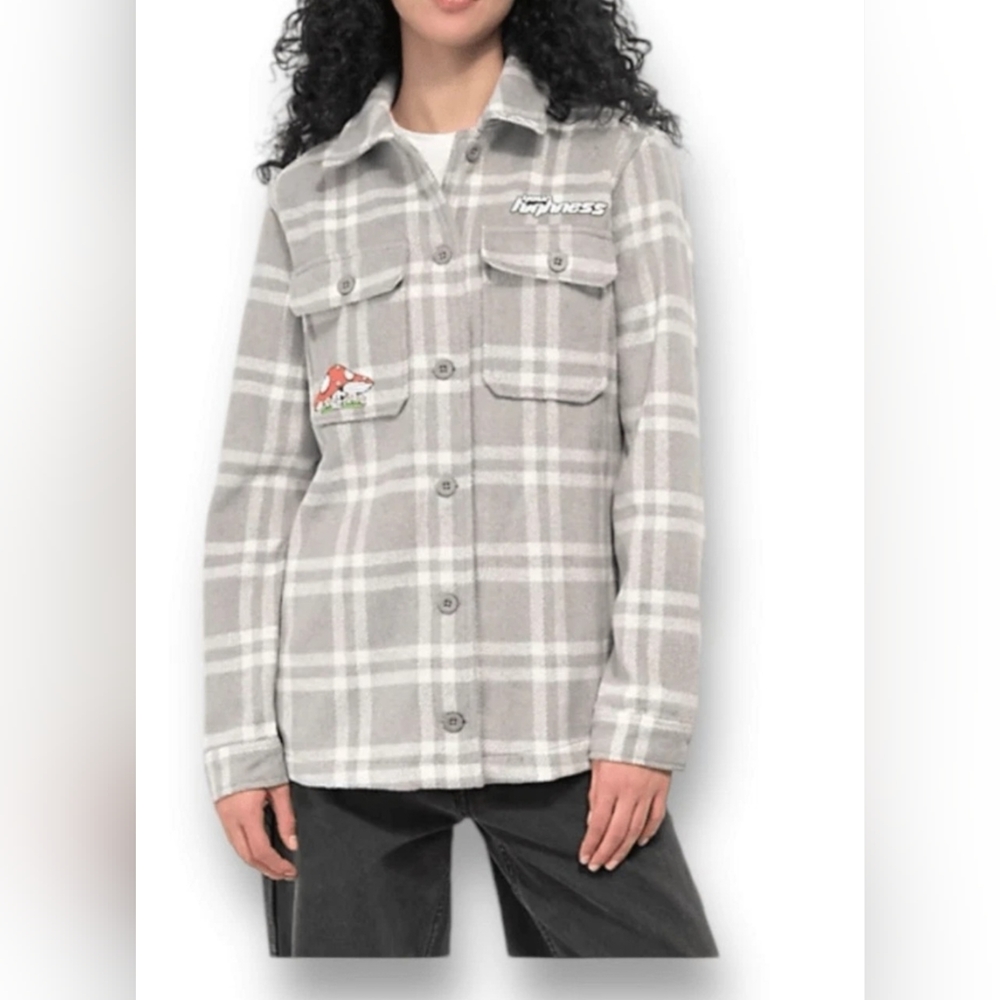Your Highness Flannel Shacket Size Large